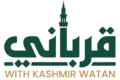 qurbani with kashmir watan logo